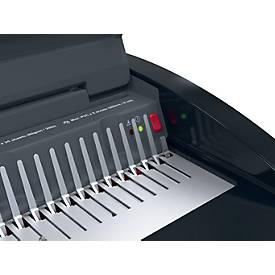 GBC CombBind CB25E, elektrisches Plastikbindegerät, 25 Blatt, 390 Blatt, 45 mm Rücken, LED, kompakt