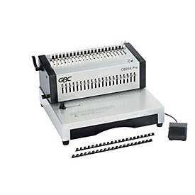 GBC CombBind CB25E Pro – elektrisches Bindegerät, 25 Blatt stanzen, 500 Blatt binden, A4, Rücken 51 mm, silber