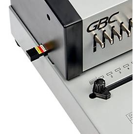 GBC CombBind CB25E Pro – elektrisches Bindegerät, 25 Blatt stanzen, 500 Blatt binden, A4, Rücken 51 mm, silber
