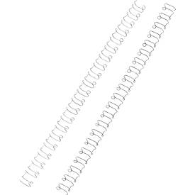GBC® Drahtbinderücken, ø 6 mm, weiß