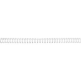 GBC Drahtbinderücken WireBind, A4, 34 Ringe, 11 mm für max. 100 Seiten, 100 Stück, silber