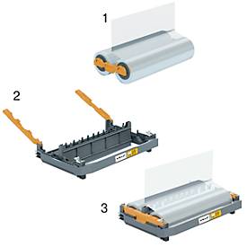 GBC Ersatz-Laminierrolle für Foton 30 Folienkassette, 125 mic, bis zu 150 A4 Seiten, hochglanz
