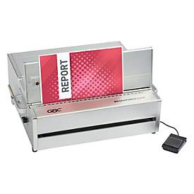GBC MagnaPunch Elite Pro Stanzmaschine, halbautomatisch, Schnellwechselsystem, robust, silberfarben