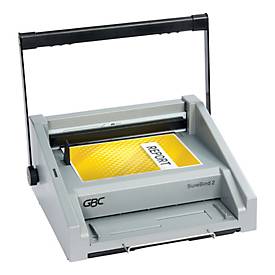 GBC SureBind 2 – Bindegerät, bis 500 Blatt, Stanzen 20 Blatt, 51 mm Strip, elektrisch, grau