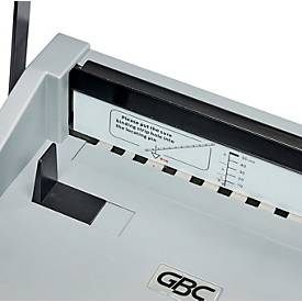 GBC SureBind 2 – Bindegerät, bis 500 Blatt, Stanzen 20 Blatt, 51 mm Strip, elektrisch, grau