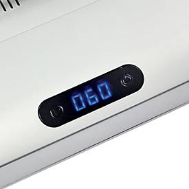 GBC TB500 Thermobindegerät – bindet bis 500 A4‑Blätter, Auto‑Off, 70 g/m², silber