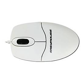 GCQ EasyMouse - Maus - ergonomisch - rechts- und linkshändig - optisch - 2 Tasten