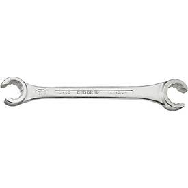 Gedore Doppelringschlüssel 400, SW 24 x 27 mm, Länge 270 mm, CV-Stahl, offen, Zwölfkant mit UD-Profil