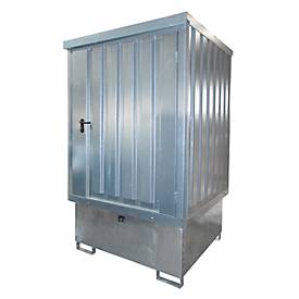 Gefahrstoffdepot TYP GD-E/IBC, abschließbar, Lagerkapazität bis 1 x 1000 l IBC