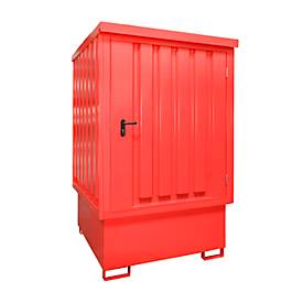 Gefahrstoffdepot TYP GD-E/IBC, abschließbar, Lagerkapazität bis 1 x 1000 l IBC
