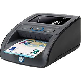 Geldscheinprüfer Safescan® 155-S Complete, EZB-getestet, 6 Währungen, 7 Sicherheitsmerkmale, 3,8″ LC-Display, USB/MicroS