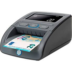 Geldscheinprüfer Safescan® 155-S, zentralbankgetestet, 6 Währungen, 7 Sicherheitsmerkmale, Additionsfunktion, 3,8″ LC-Display, USB/MicroSD, inkl. Akku