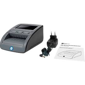 Geldscheinprüfer Safescan® 155-S, zentralbankgetestet, 6 Währungen, 7 Sicherheitsmerkmale, Additionsfunktion, 3,8″ LC-Display, USB/MicroSD, inkl. Akku