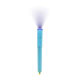 Geldscheinprüfer Stift Genie Quick Tester Plus, prüft Euro/USD/GBP/CHF durch chemische Reaktion und UV-Licht, Batteriebetrieb