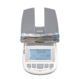 Geldwaage ratiotec® RS 1000, für Münzen & Banknoten, EUR/GBP/CHF, Additions- & Druckfunktion, USB, L 190 x B 129 x H 108 mm, grau