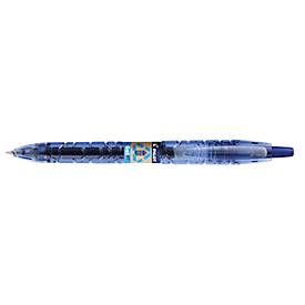 Gelschreiber PILOT Bottle 2 Pen BeGreen, blau, Strichbreite 0,4 mm, dokumentenecht, nachfüllbar, Druckmechanik, 89 % Rec