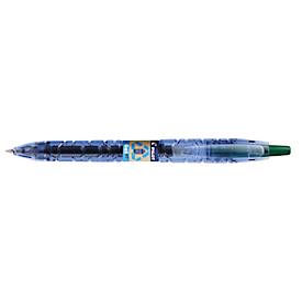 Gelschreiber PILOT Bottle 2 Pen BeGreen, grün, Strichbreite 0,4 mm, nachfüllbar, Druckmechanik, 89 % Recyclingmaterial