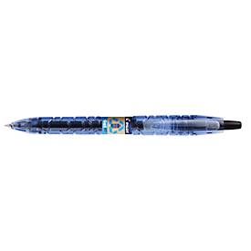 Gelschreiber PILOT Bottle 2 Pen BeGreen, schwarz, Strichbreite 0,4 mm, dokumentenecht, Druckmechanik, 89 % Recyclingmaterial
