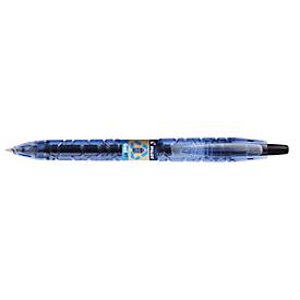 Gelschreiber PILOT Bottle 2 Pen BeGreen, schwarz, Strichbreite 0,4 mm, dokumentenecht, nachfüllbar, Druckmechanik, 89 % 