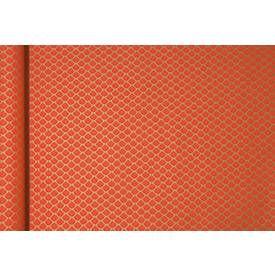 Geschenkpapier Clairefontaine Rote Blumen, blau-braun mit Blumendekor, 5 Tinyrollen mit jeweils L 5 m x B 350 mm