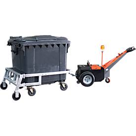 Gestell für Müllbehälter bis 1100 Liter, für Elektroschlepper ES 25 Primus und ES 30 Primus