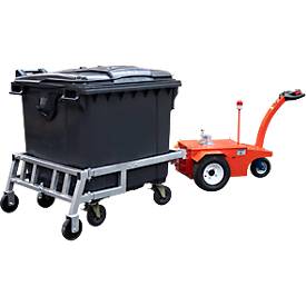 Gestell für Müllbehälter bis 1100 Liter, für Elektroschlepper ES 25 Primus und ES 30 Primus