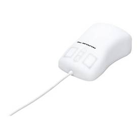 Gett Indumouse Pro TKH-MOUSE-PRO-IP68-WHITE-USB - Maus - ergonomisch - rechts- und linkshändig - Infrarot - 5 Tasten