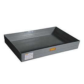 GFK-Paletten-Auffangwanne 150 CEMO, für Euro-Paletten, ohne Zulassung, B 1200 x T 800 x H 165 mm, ohne Befestigung