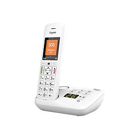 Gigaset E390A - Schnurlostelefon - Anrufbeantworter mit Rufnummernanzeige - ECO DECTGAP - weiß