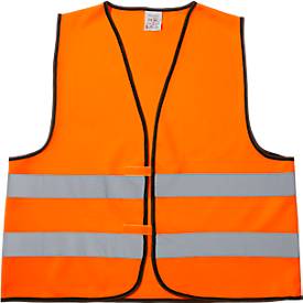 Gilet de sécurité - EN ISO 20471: 2013 - orange fluo