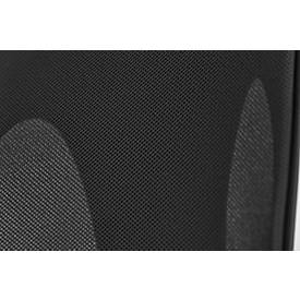 Giroflex Bürostuhl 353, mit Armlehnen, Auto-Synchronmechanik, Muldensitz, 3D-Netz-Rückenlehne, schwarz/schwarz