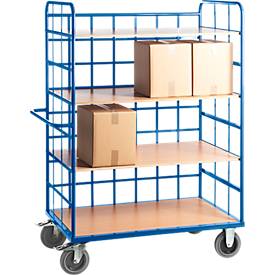 Gitter-Etagenwagen, 3 Etagen, L 1200 x B 800 mm