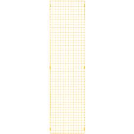 Gitterelement, aus Stahl, B 550 x H 2086 mm, gelb