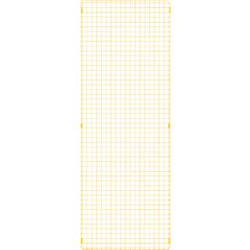 Gitterelement, aus Stahl, B 750 x H 2086 mm, gelb