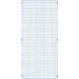 Gitterelement, aus Stahl, B 950 x H 2086 mm, blau