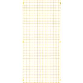 Gitterelement, aus Stahl, B 950 x H 2086 mm, gelb