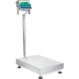 Gladiator Edelstahlwaage, Varianten für Wägebereiche 8, 16, 300 kg & 35, 75, 150 kg, abwaschbar