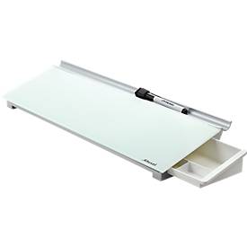 Glas-Memoboard Nobo Diamond, f. Schreibtisch, magnethaftend, mit verborgenem Organizer