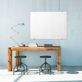 Glasboard Legamaster Colour 7-104554, magnethaftend, B 900 x H 1200 mm, weiß