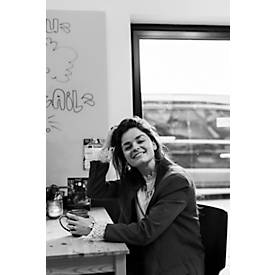 Glasboard Legamaster, mit 2 Magneten & 1 Glasboard Marker, B 1200 x T 4,4 x H 900 mm, gehärtetes Sicherheitsglas, matt, sage green