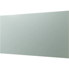 Glasboard Legamaster, mit 2 Magneten & 1 Glasboard Marker, B 2000 x T 4,4 x H 1000 mm, gehärtetes Sicherheitsglas, matt, sage green