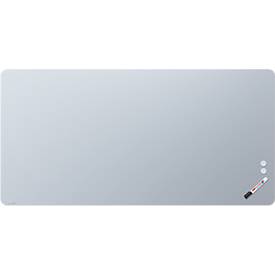Glasboard Legamaster RC, mit 2 Magneten & 1 Glasboard Marker, B 1000 x T 4,4 x H 2000 mm, gehärtetes Sicherheitsglas, matt, chilly lake