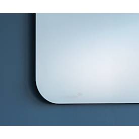 Glasboard Legamaster RC, mit 2 Magneten & 1 Glasboard Marker, B 1000 x T 4,4 x H 2000 mm, gehärtetes Sicherheitsglas, matt, chilly lake