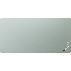 Glasboard Legamaster RC, mit 2 Magneten & 1 Glasboard Marker, B 1000 x T 4,4 x H 2000 mm, gehärtetes Sicherheitsglas, matt, sage green