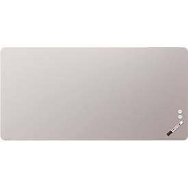 Glasboard Legamaster RC, mit 2 Magneten & 1 Glasboard Marker, B 1000 x T 4,4 x H 2000 mm, gehärtetes Sicherheitsglas, matt, warm grey