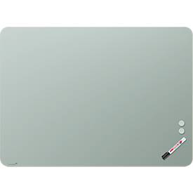 Glasboard Legamaster RC, mit 2 Magneten & 1 Glasboard Marker, B 1200 x T 4,4 x H 900 mm, gehärtetes Sicherheitsglas, matt, sage green