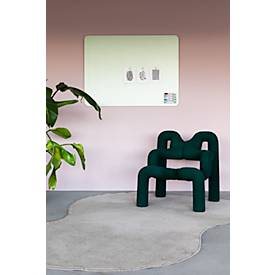 Glasboard Legamaster RC, mit 2 Magneten & 1 Glasboard Marker, B 1200 x T 4,4 x H 900 mm, gehärtetes Sicherheitsglas, matt, sage green