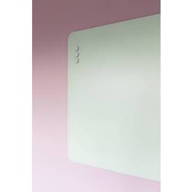 Glasboard Legamaster RC, mit 2 Magneten & 1 Glasboard Marker, B 1200 x T 4,4 x H 900 mm, gehärtetes Sicherheitsglas, matt, sage green
