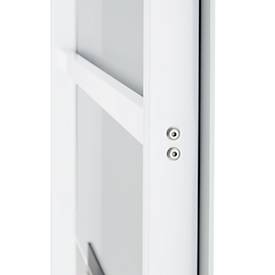 Glasboard SH GB 9012, 900 mm x 1200 mm, magnethaftend, Sicherheitsglas 3 mm, beschriftbar, weiß