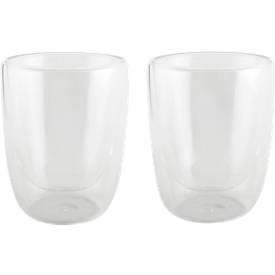 Gläser-Set DrinkLine, 2er-Set, 100-300 ml, doppelwandig, temperaturbeständig, in Geschenkbox